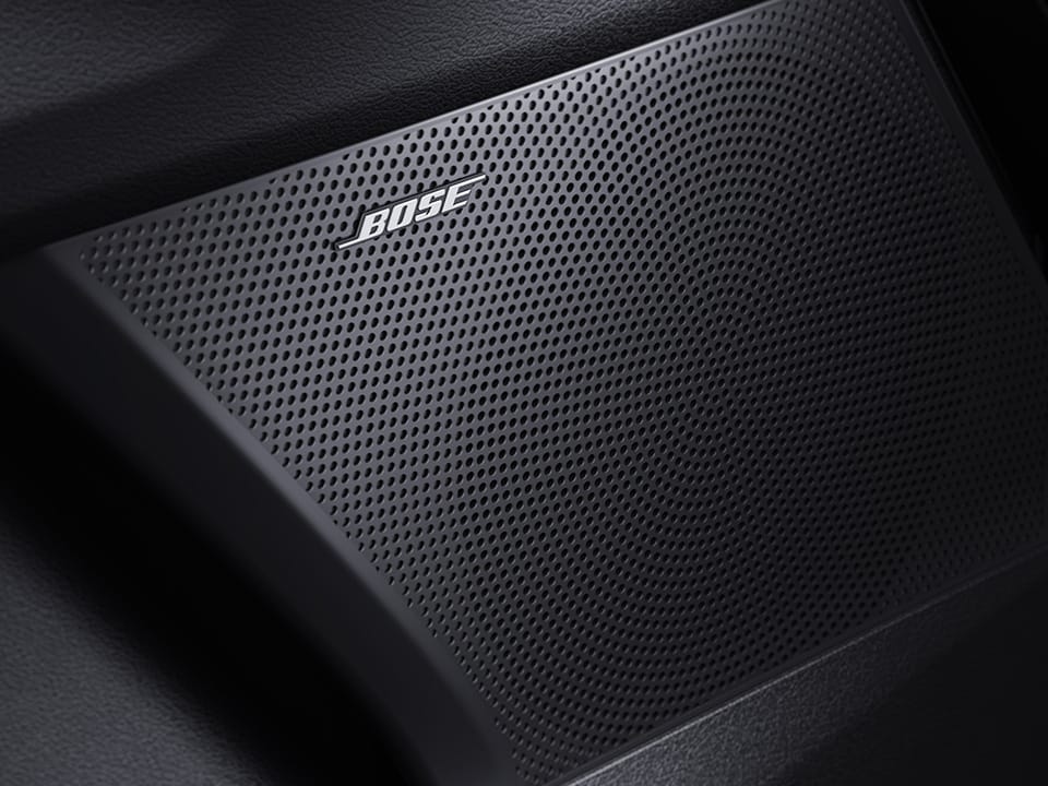 12-speaker Bose<sup>®</sup> premium sound system