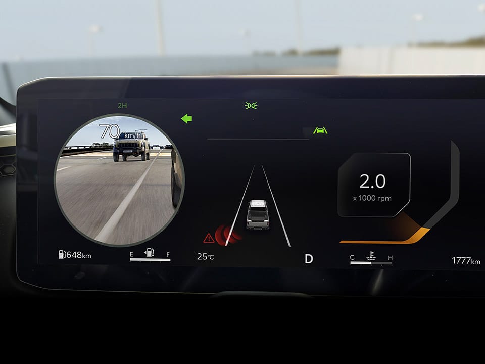 شاشة مراقبة النقاط العمياء (BVM)