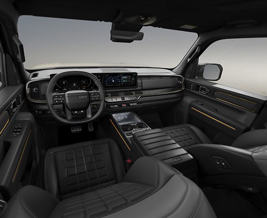 أسود عقيقي / رمادي متوسط (مقاعد من الجلد الصناعي المبطن)