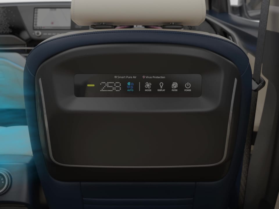 منقي هواء ذكي نقي مع حماية من الفيروسات والبكتيريا