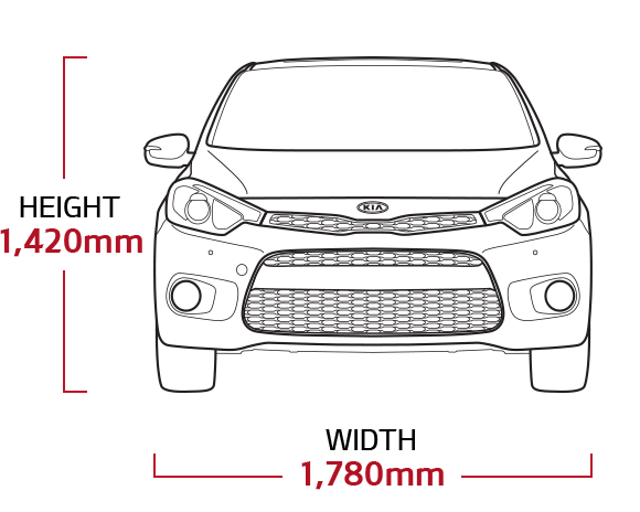 Kia Cerato Koup Dimensions