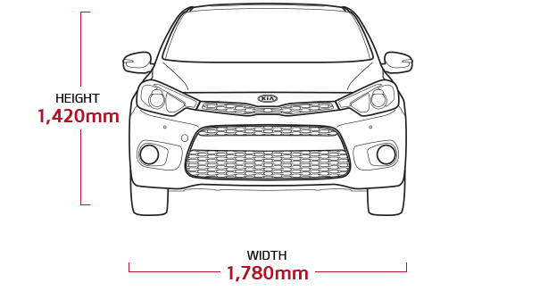 Kia Cerato Koup Dimensions