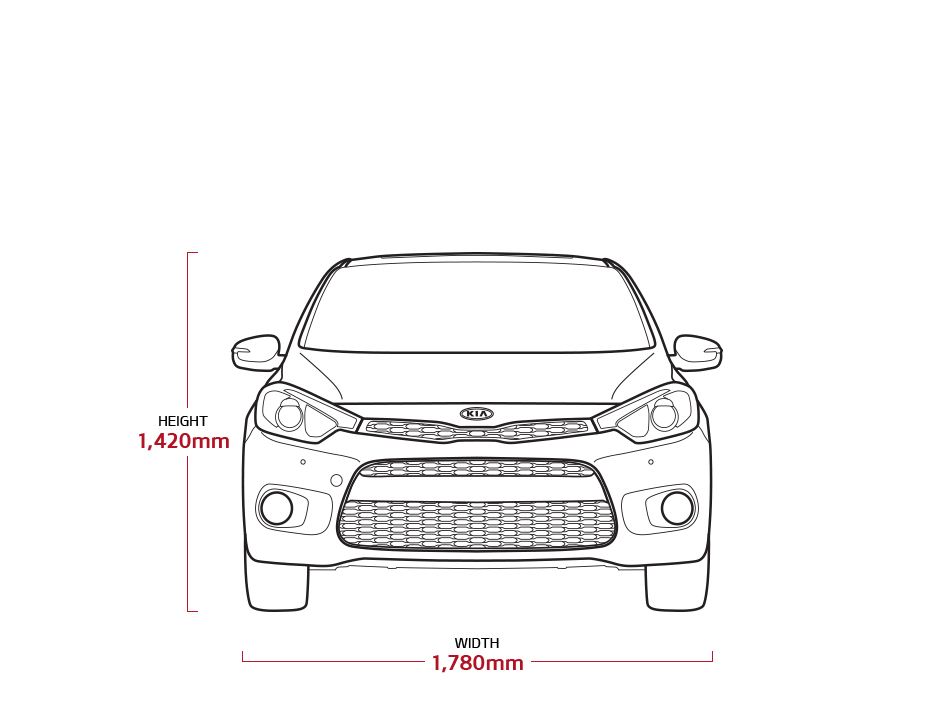 Kia Cerato Koup Dimensions