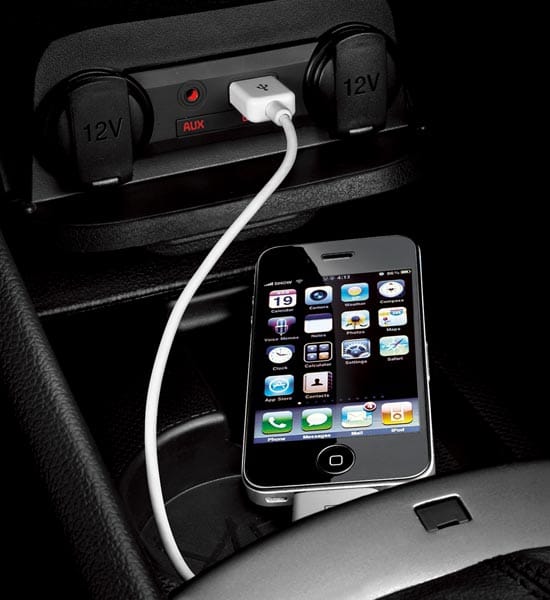 Aux / USB port Aux / USB port