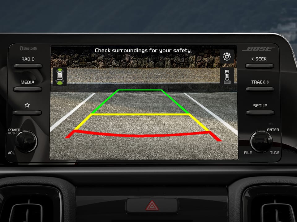 شاشة الرؤية الخلفية  (RVM)