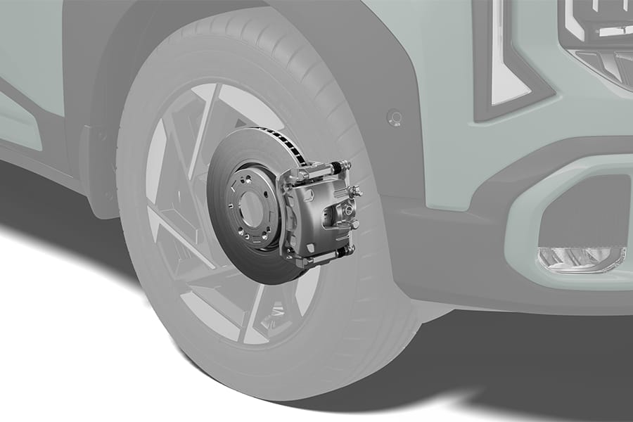 Precise All-Wheel Disc Brakes