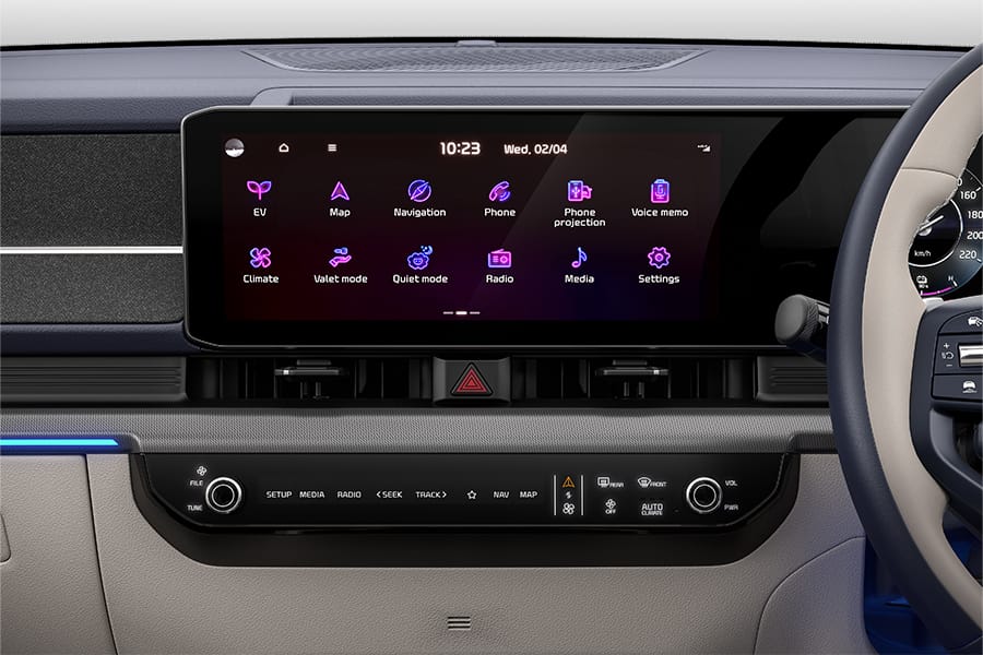 26.6" Dual Panoramic Display with 12.3" HD Display Instrument