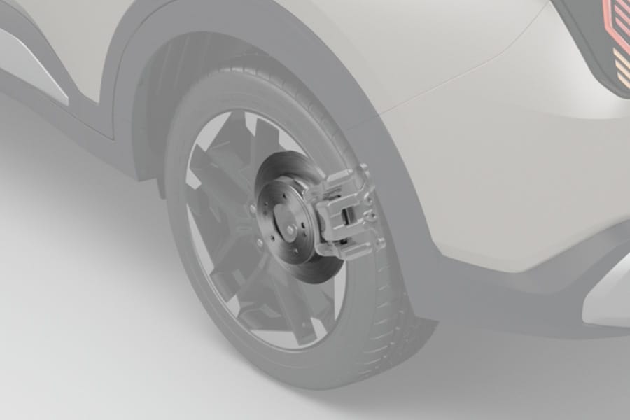All wheel disk brakes ​