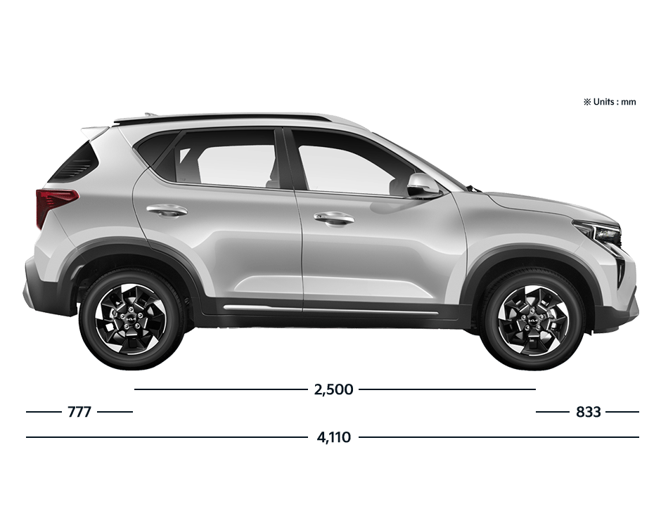 kia-sonet-pe-dimensions-side-w