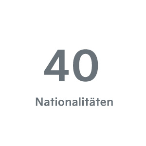 40 Nationalitäten
