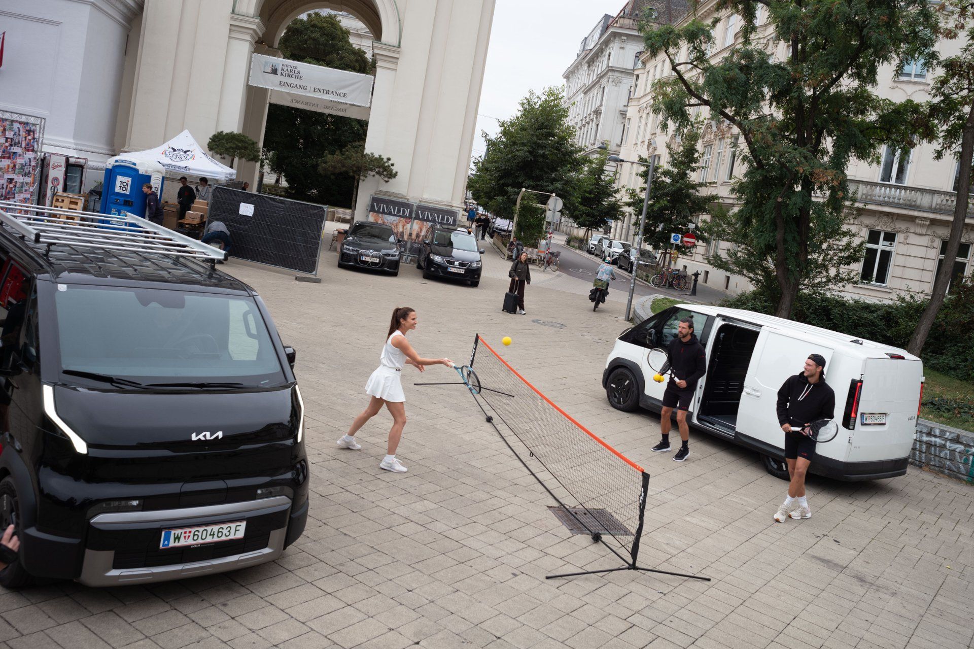 Tennisturnier am Karlsplatz