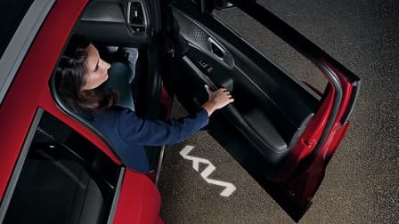 Ausstiegsbeleuchtung, 2 Stk., LED, NEW KIA Logo