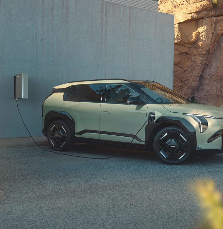 La Kia EV3 se recharge à la maison
