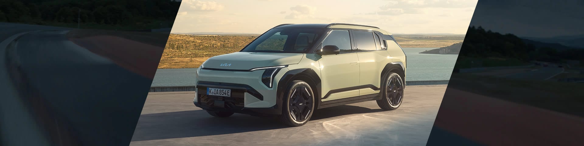 Kia EV3, Seitenansicht, vorne links