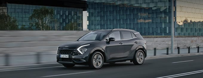 Kia Spaotage fahrend