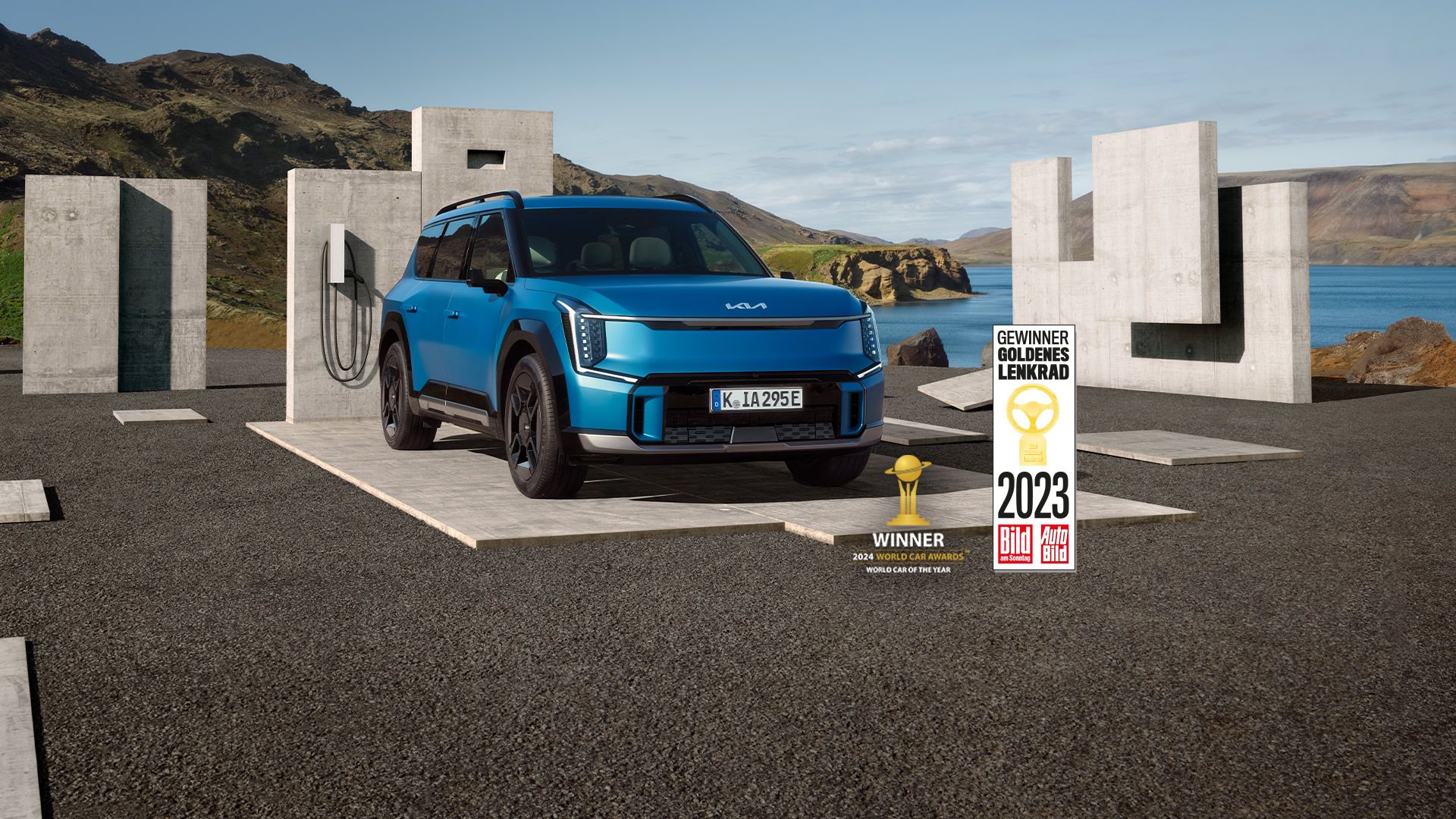 Goldenes Lenkrad und WCOTY für EV9