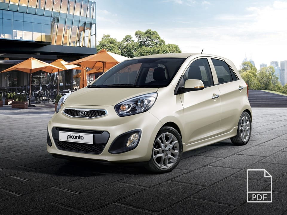 Rettungsdatenblatt Picanto 5-Türer LPG 2011