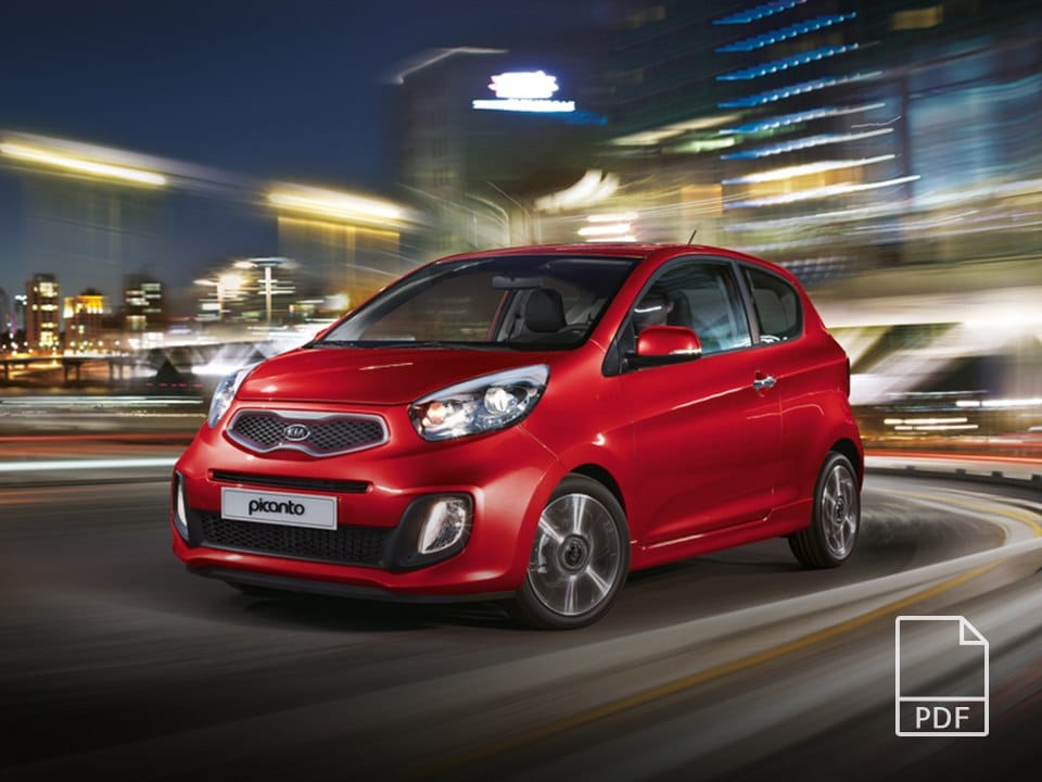 Rettungsdatenblatt Picanto 3-Türer 2011