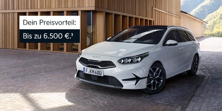 Kia Ceed SW, Frontansicht, weiß
