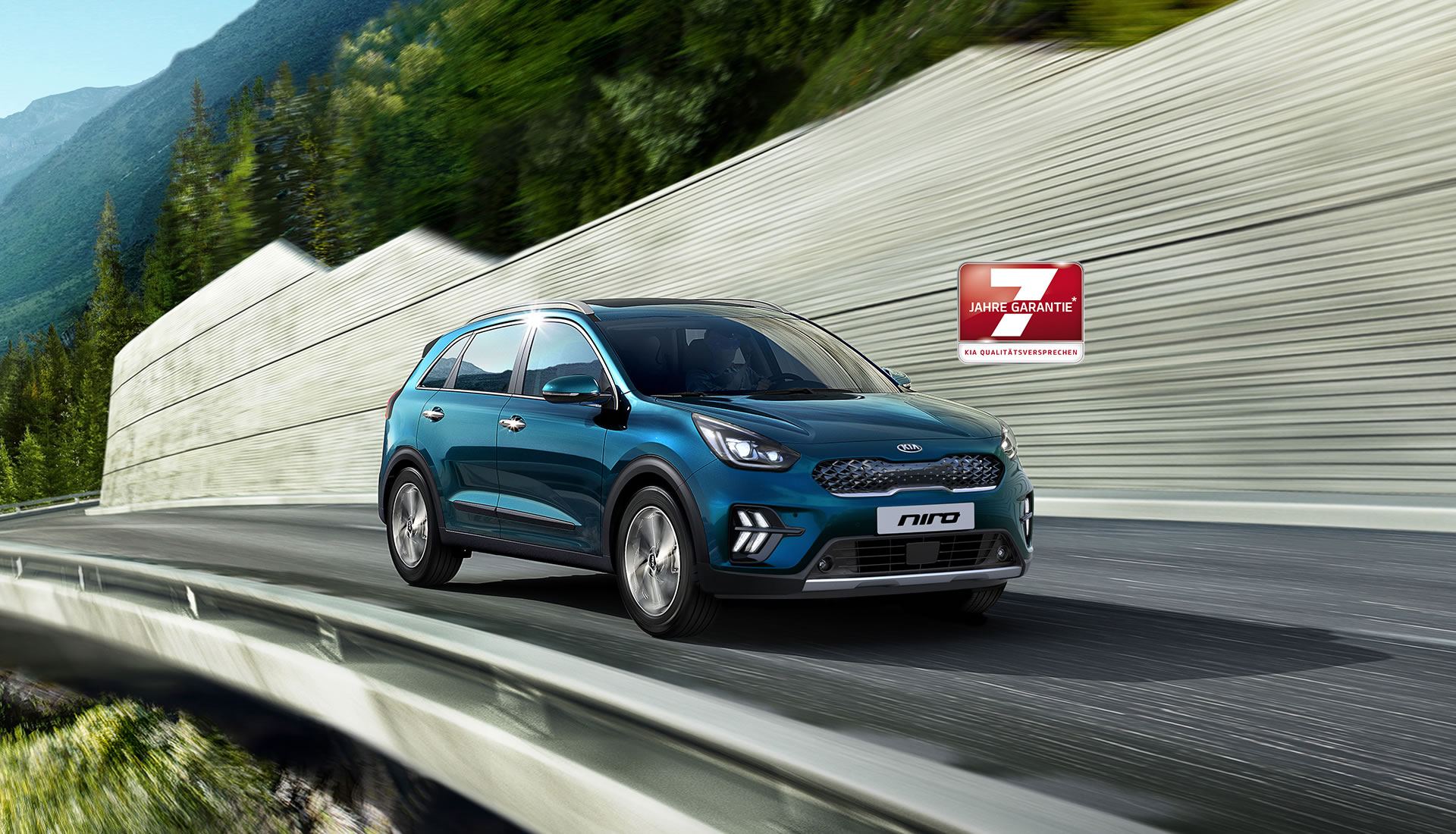Der Kia Niro Hybrid. Vielseitig, effizient, Hybrid, Crossover.