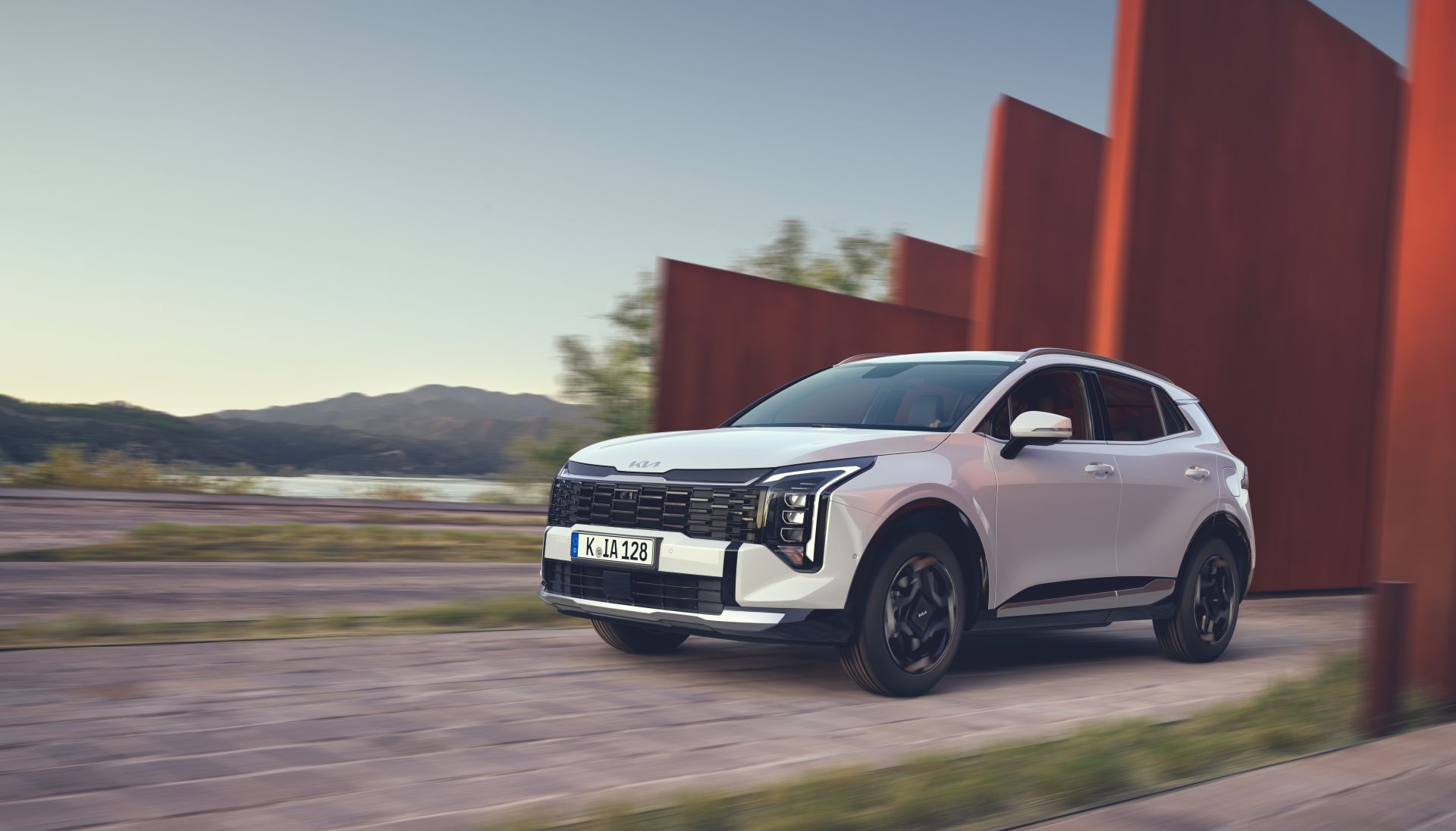 Kia Sportage circulando.