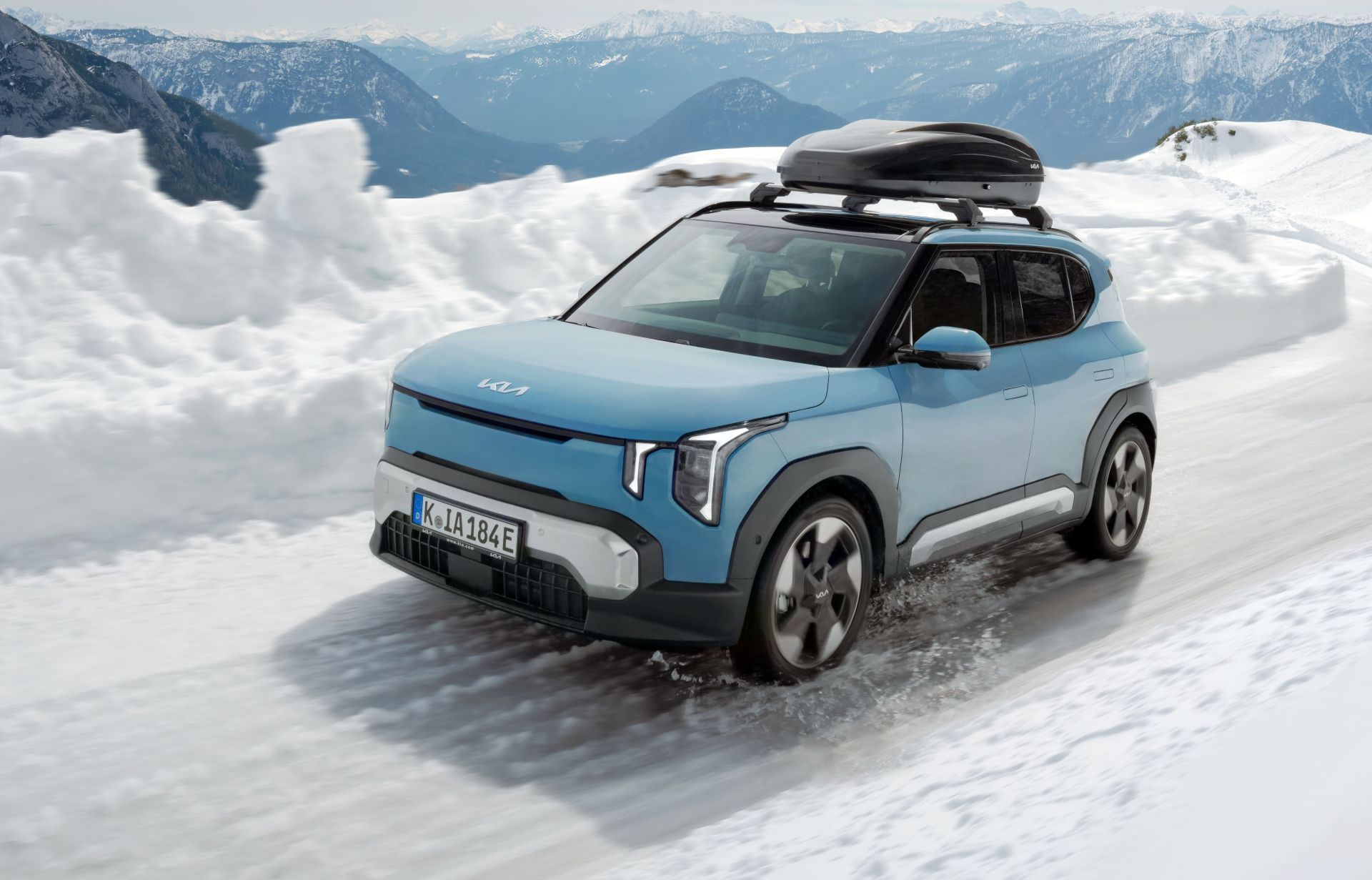 Kia EV2 con cofre.
