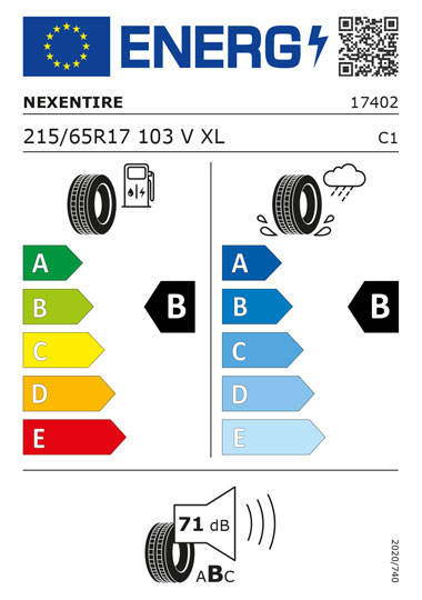 Kia Tyre Label - continental-0356911-225-60R17