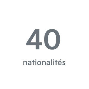 40 nationalités