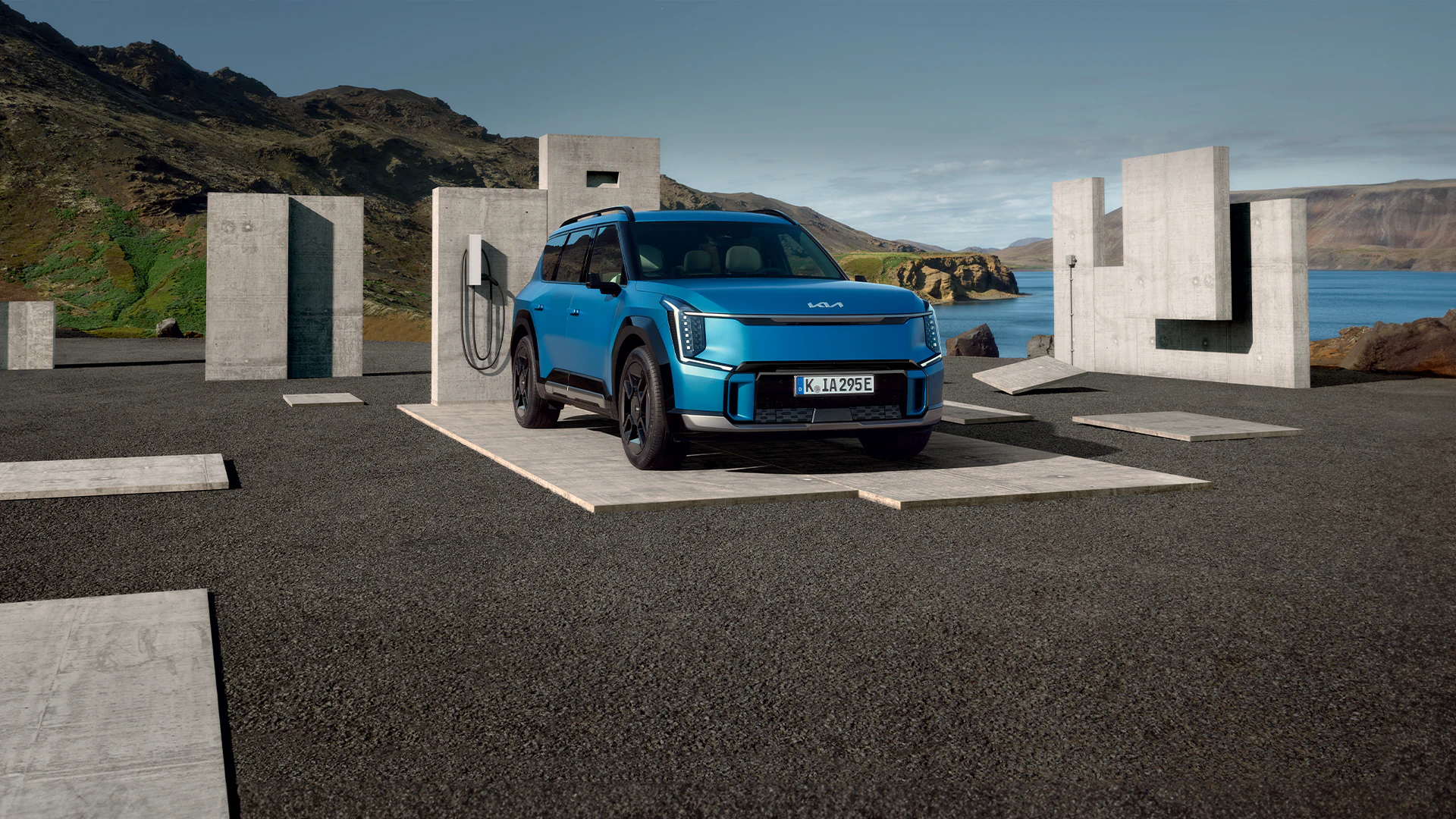 Nouveau Kia EV9 100% électrique.