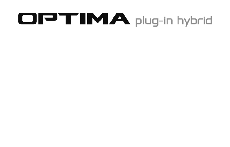 La berline premium Kia Optima Hybride Rechargeable garée dans la ville