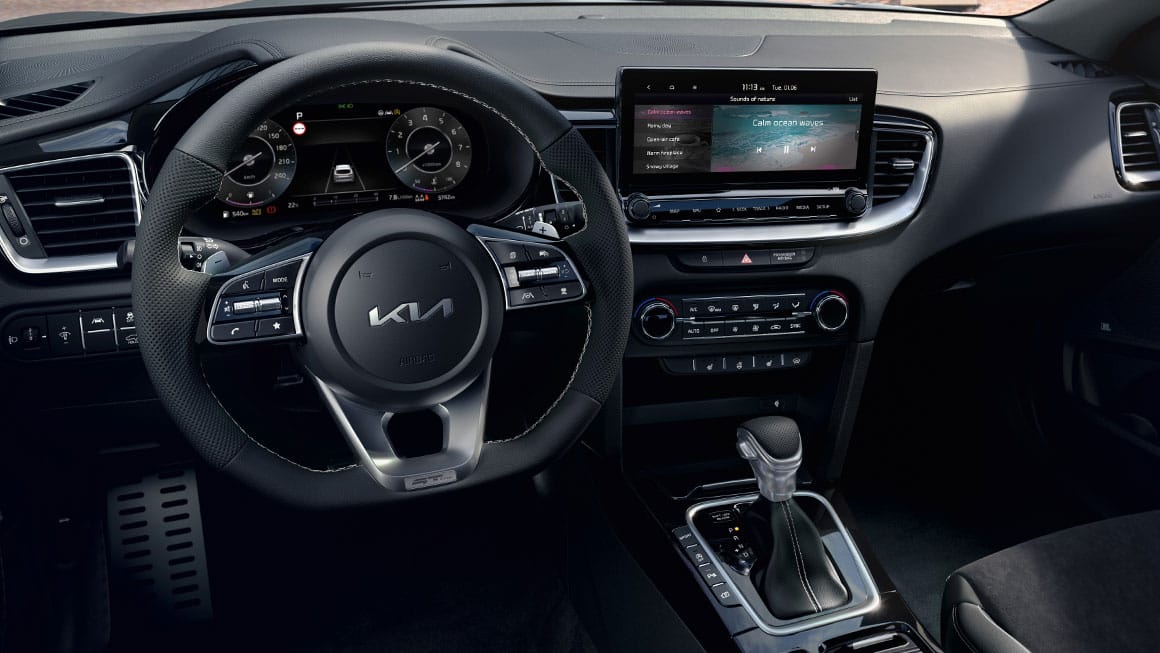 Intérieur sophistiqué de la Kia ProCeed