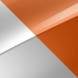 Stříbrná Silky Silver / Oranžová Tan Orange