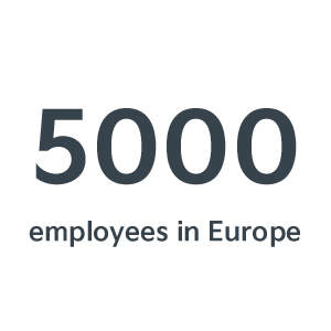 5000 Employees in Europe