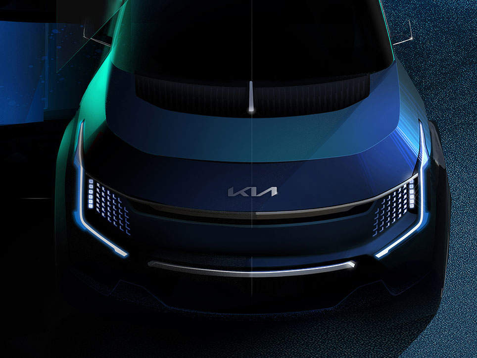 Kia EV9 Concept - Visualisierung Motorhaube