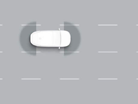 Autobahnfahren mit Spurwechselassistent