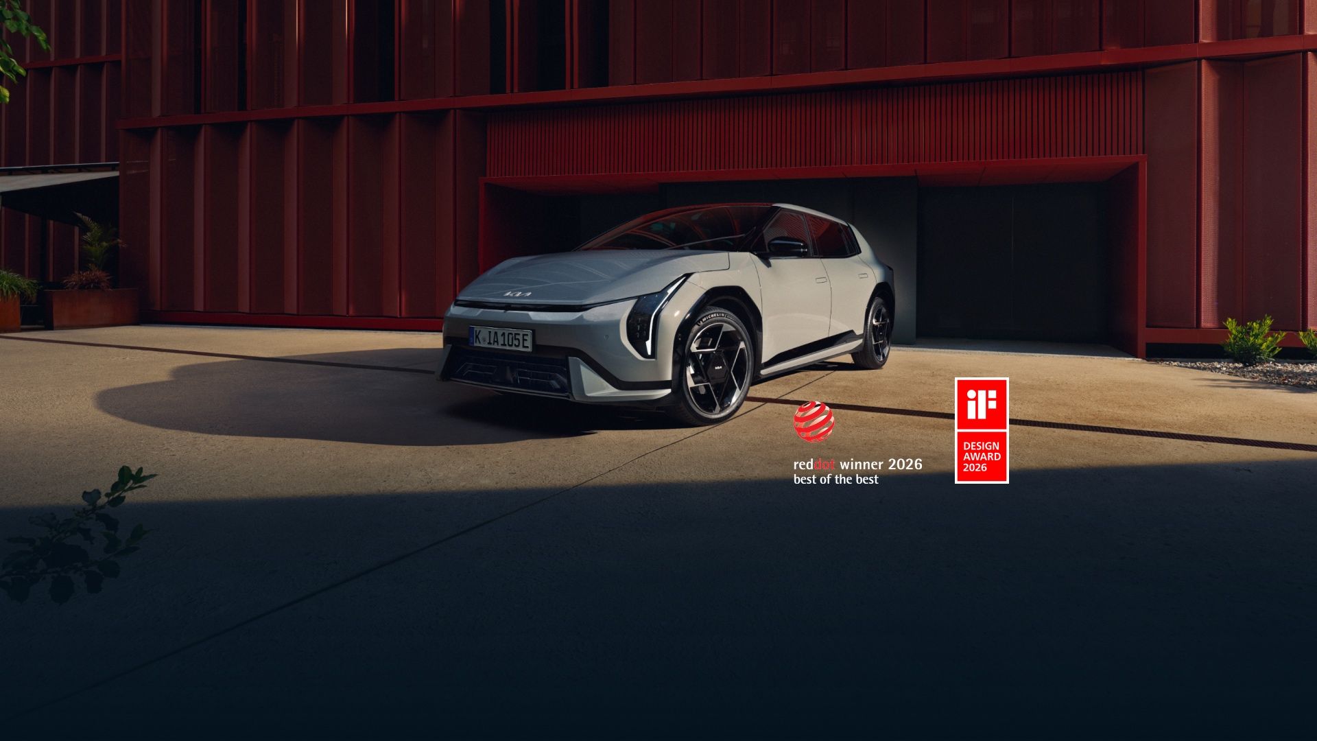Kia EV4 with Red Dot Award Product Design 2026 Best of the Best and iF Design Award 2026 awards