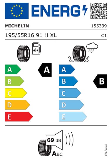 Kia Tyre Label - michelin