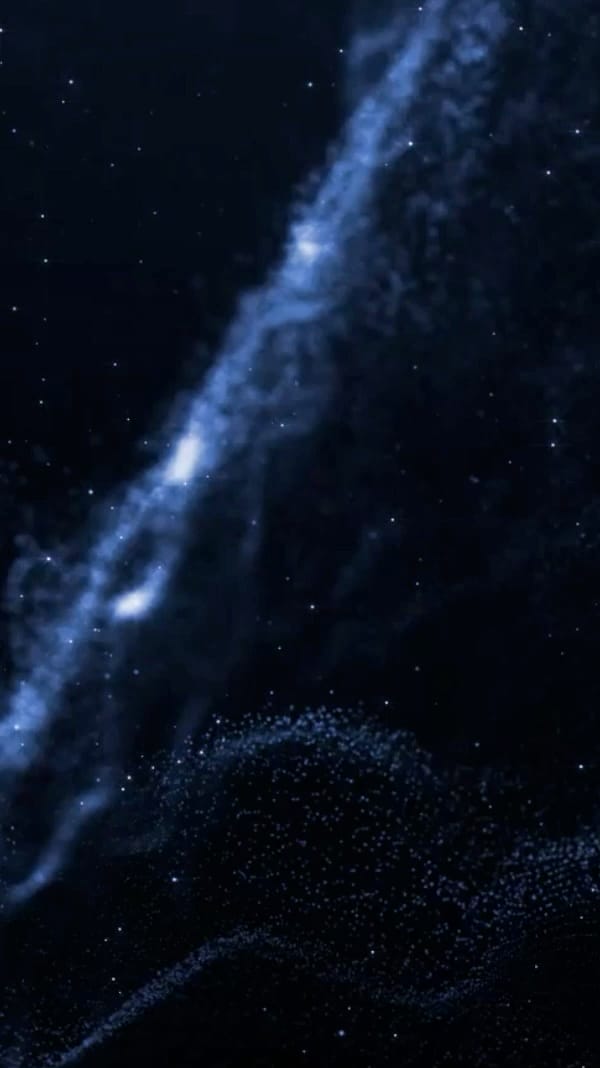 Abstract dark blue wave pattern on black background