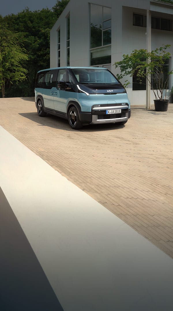 Video showing a technician using the Kia PV5 Cargo throughout the day to perform smart home IoT tasks, highlighting its versatile utility features