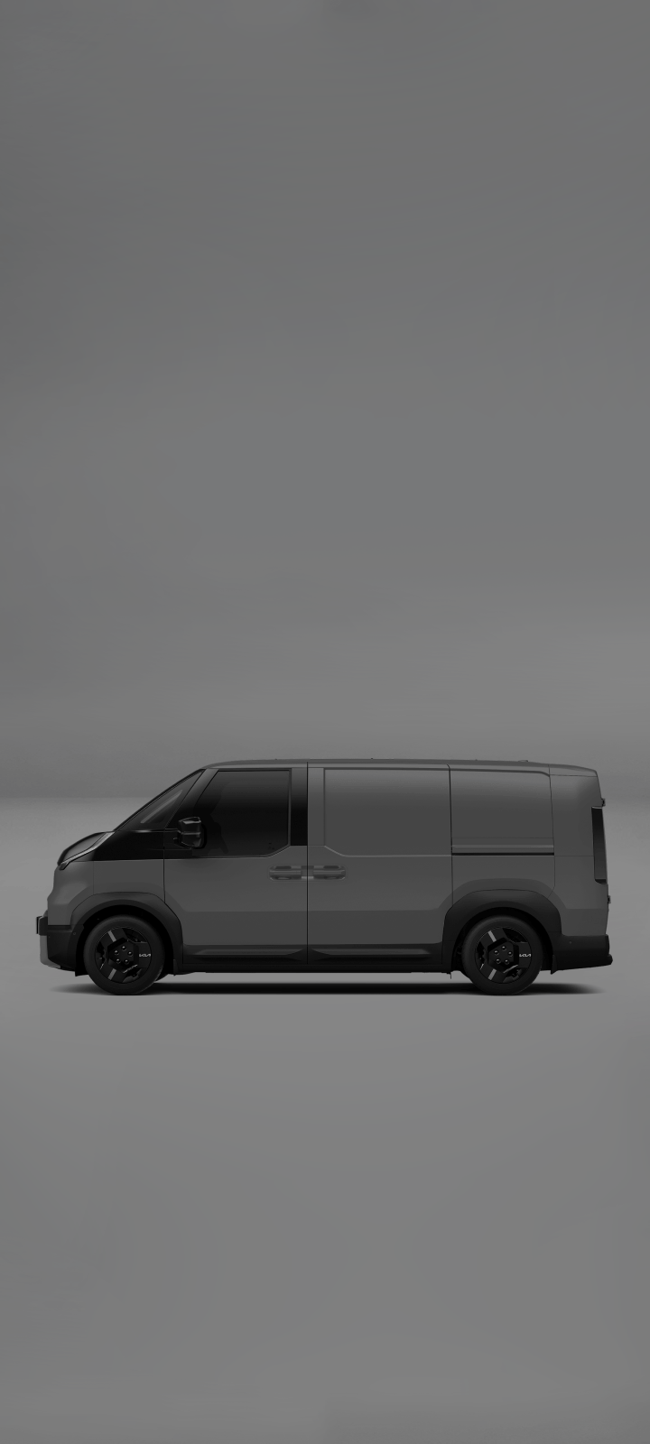 PV5 Cargo Long, side profile with extended body length and standard roof height