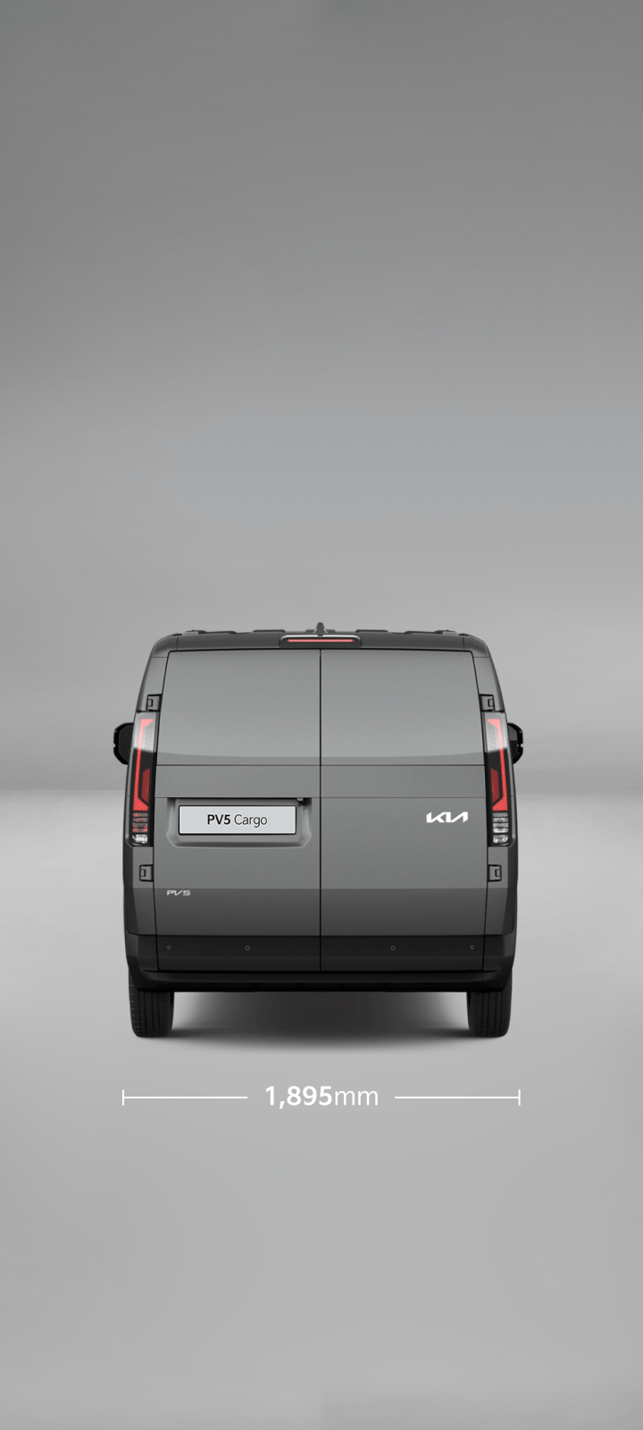 PV5 Cargo Long, rear view