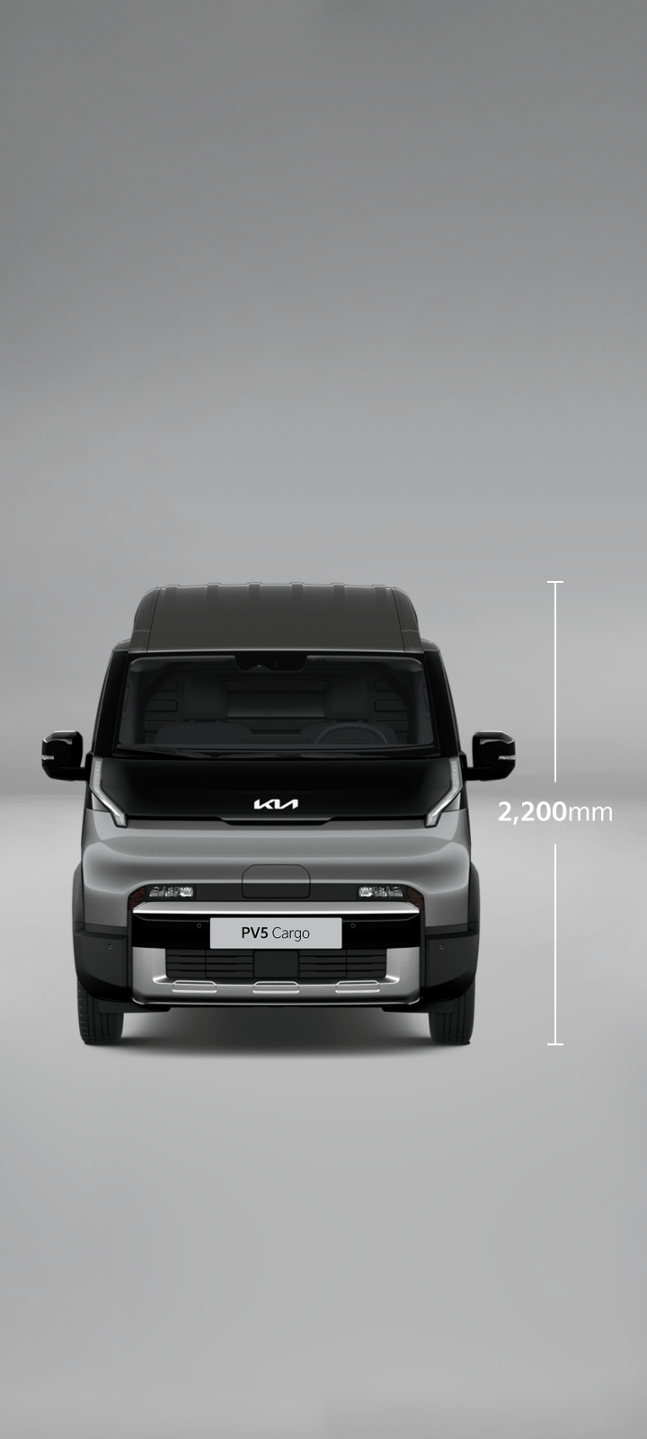 PV5 Cargo High Roof, front view