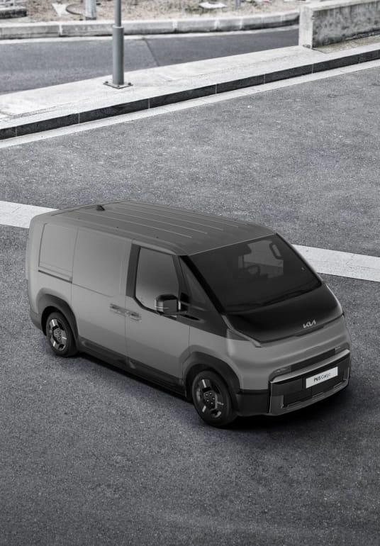 Kia PV5 Cargo with roof rack mounting points