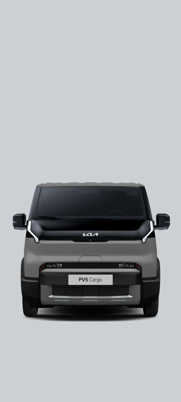 Full front view of the Kia PV5 Cargo