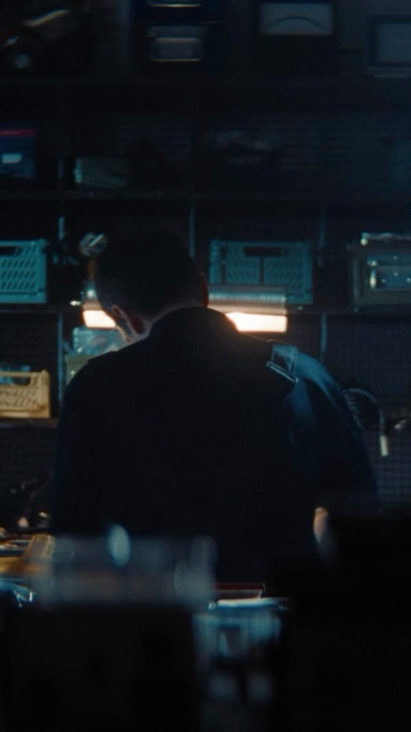 Video showing a technician using the Kia PV5 Cargo throughout the day to perform smart home IoT tasks, highlighting its versatile utility features