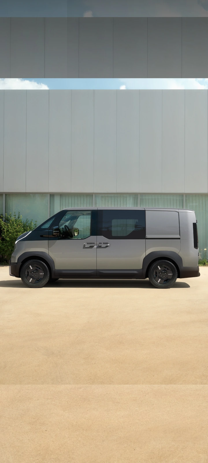 Side view of the Kia PV5 Crew Van