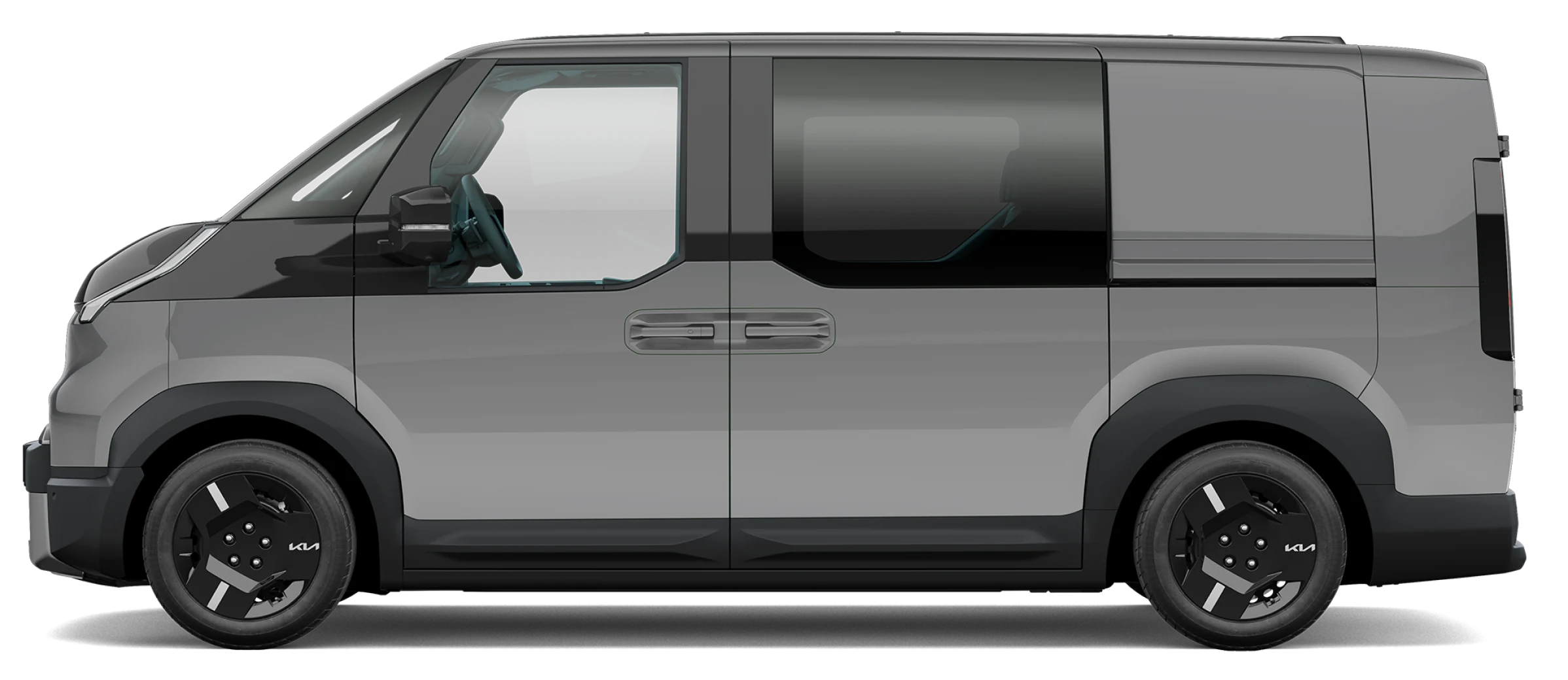 Side view of the Kia PV5 Crew Van