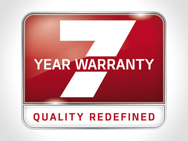 7-year warranty 