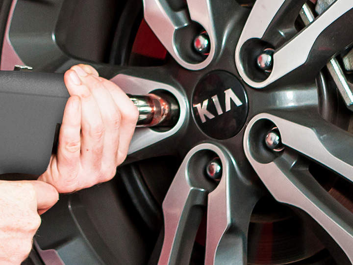 Ihre Kia Vertragswerkstatt kümmert sich gern um die Wartung Ihrer Reifen.