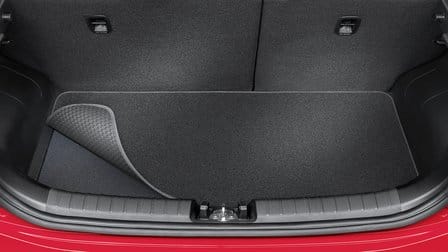 Tapis de coffre, réversible (avec compartiment de rangement sous le plancher de coffre)